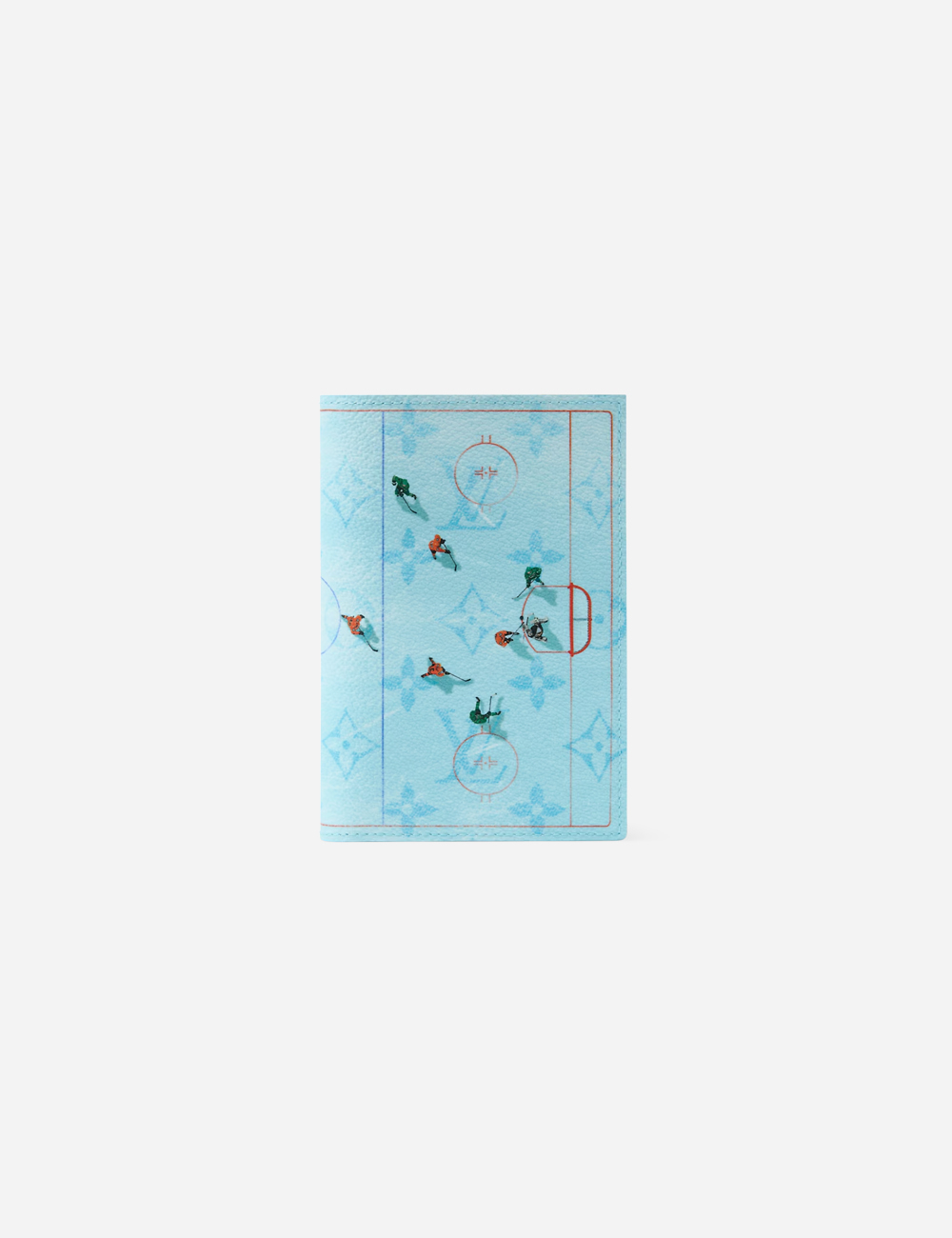 Обложка для паспорта Louis Vuitton "Blu Ice Hockey"