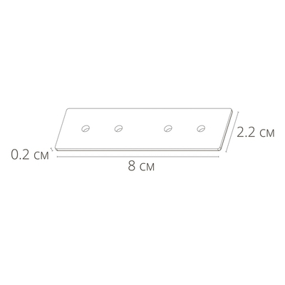 Коннектор прямой для магнитного шинопровода Arte Lamp LINEA-ACCESSORIES A480506