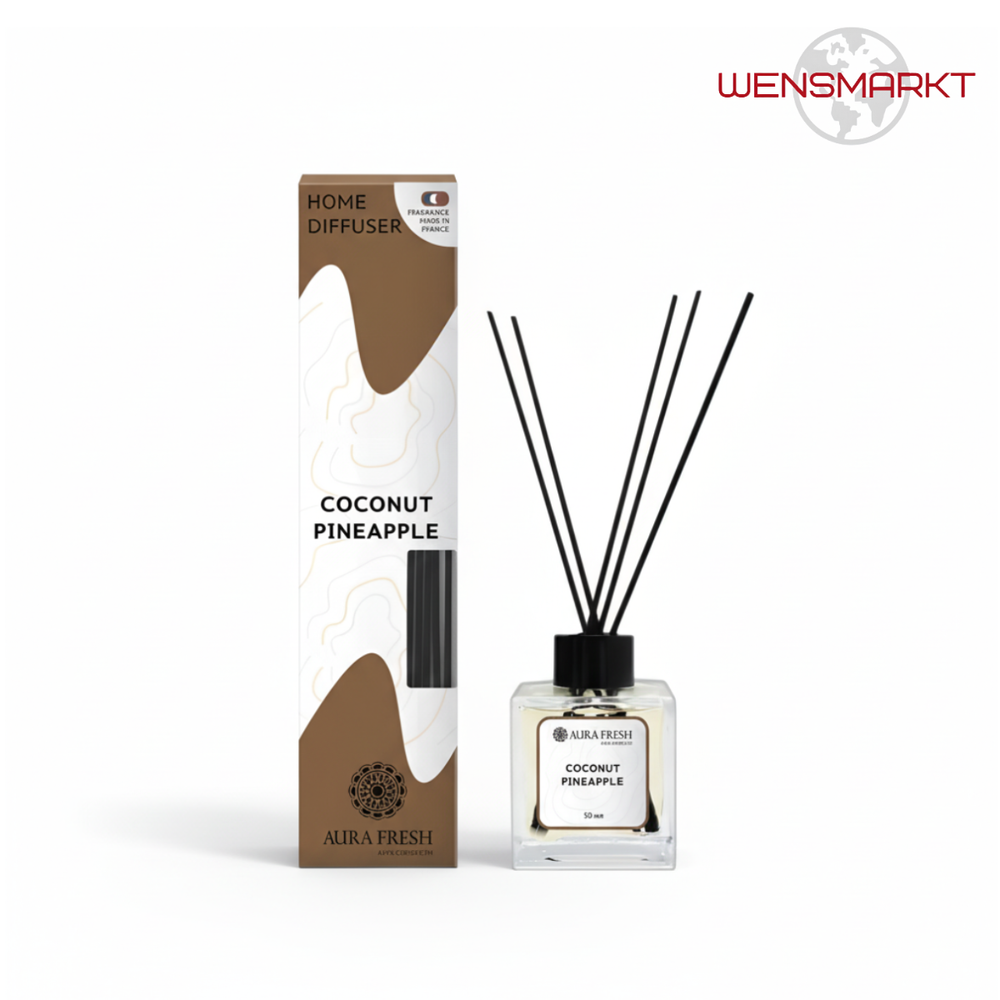 AURA FRESH Home Diffuser КОКОС И АНАНАС 50 мл