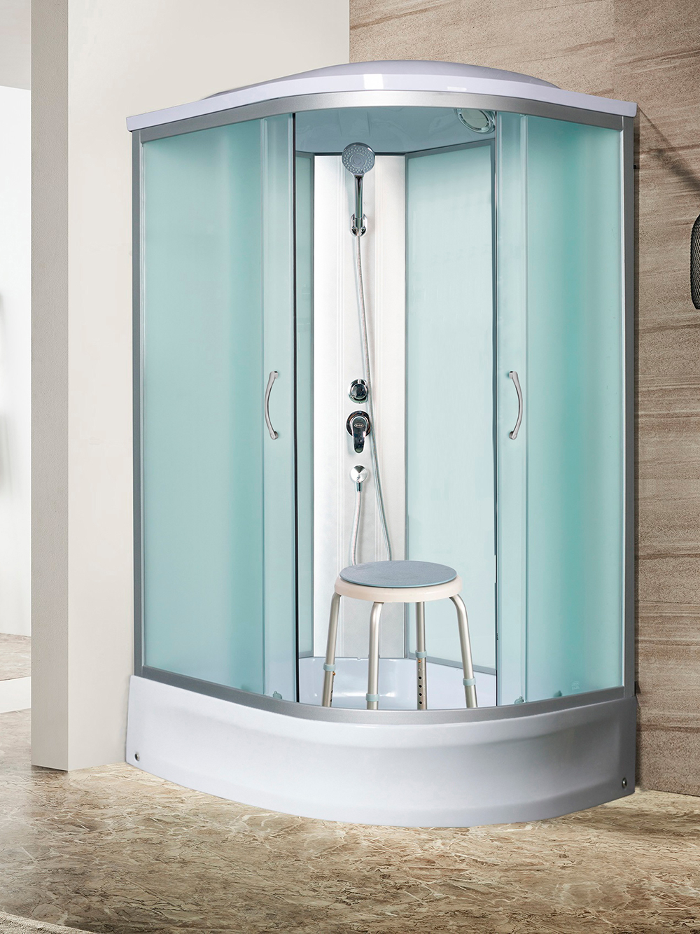 Душевая кабина RIVER DESNA  120/90/24 МТ L 120x90x210 10000002994 Правая или левая  Ассимметрия