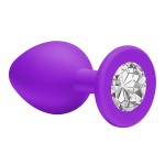 Анальная пробка Lola Games Emotions Cutie Small Purple clear crystal 4011-04Lola