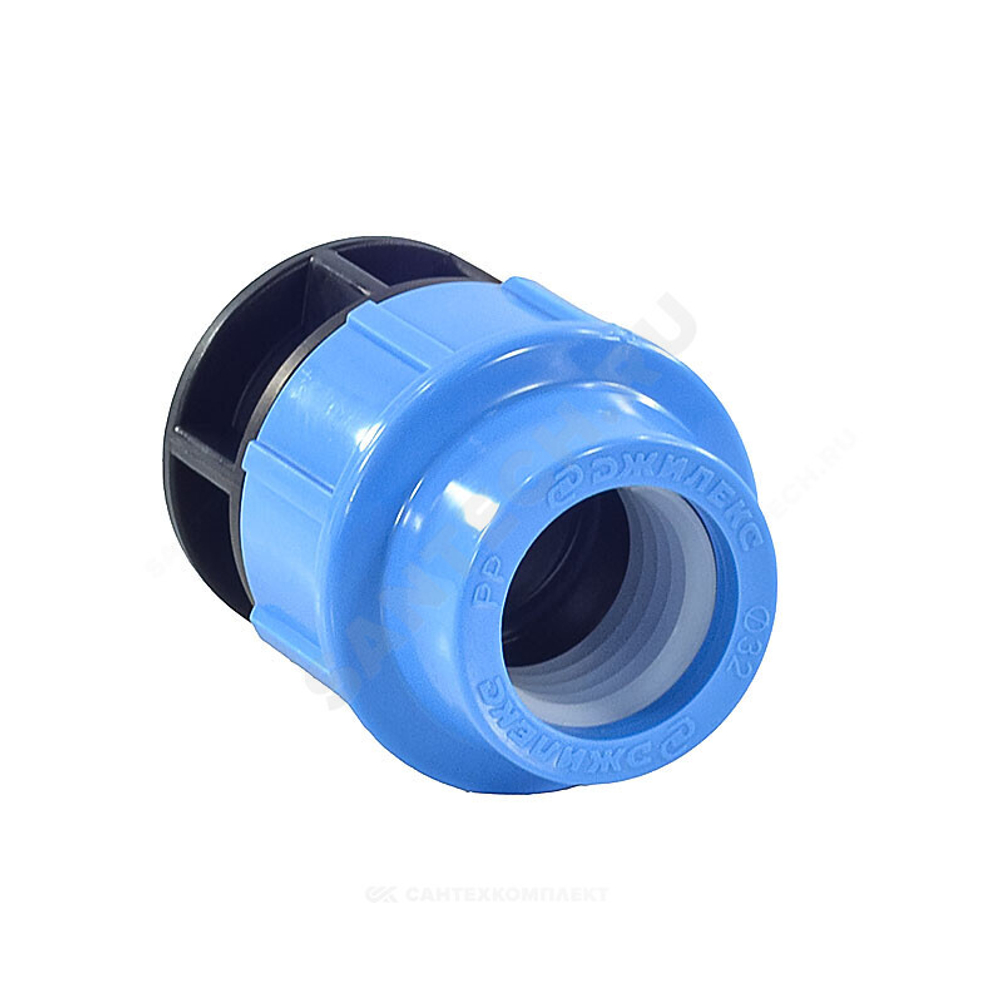 Муфта компрессионная ПЭ Дн 32х1 1/4" НР Ру12,5 Джилекс 9137