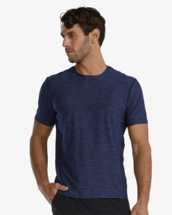 Футболка мужская TYR MEN'S AIRTEC TEE (Темно-Синяя) - T44023-393