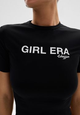 №054 Футболка "Girl Era" (черный)