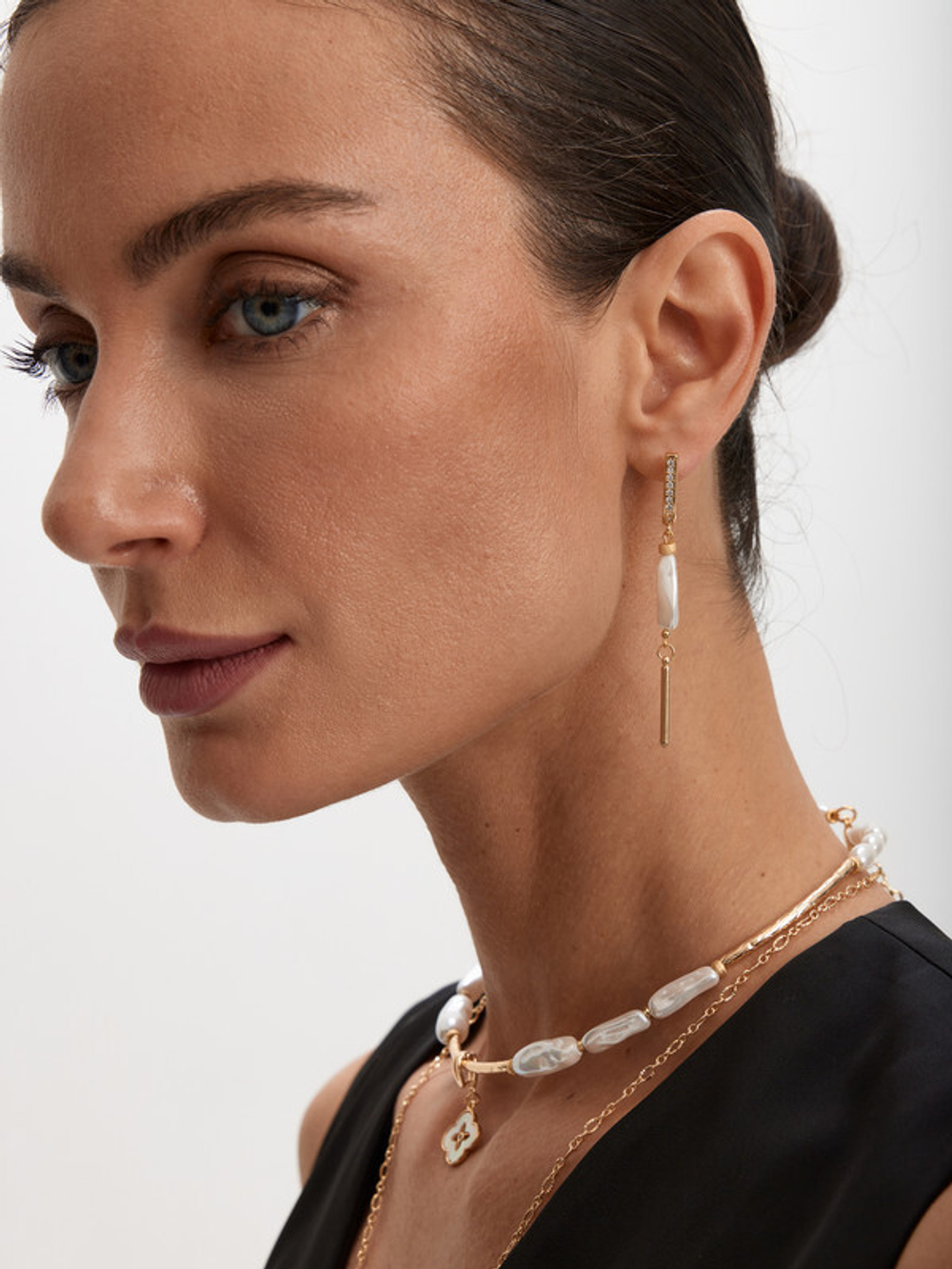 91003280 Серьги Selena Pearls