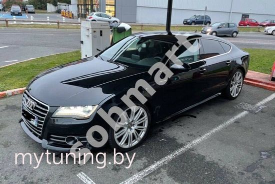 Юбка переднего бампера V.1 для Audi A7 4G 2010-2014