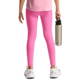 Брюки для девочки теннисные Nike Kids One Dri-Fit Tight - playful pink/white