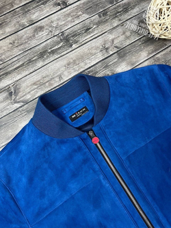 Кожаный бомбер Kiton
