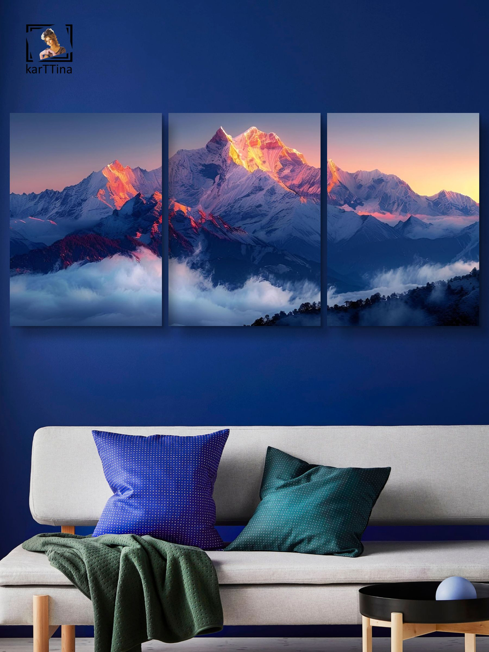 Картина Источник жизни модульная 50x70см 3шт.