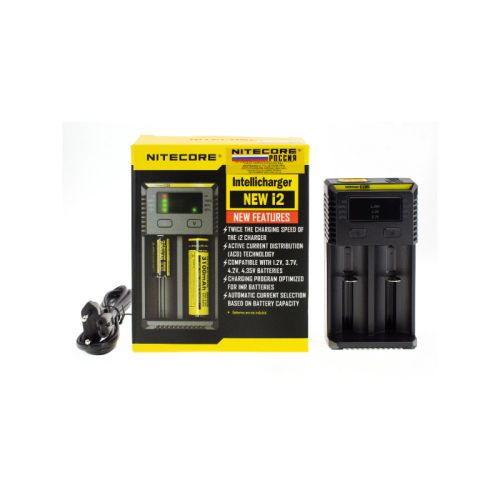Зарядное устройство для аккумуляторов Nitecore New i2 18650/16340 (2x батареи)