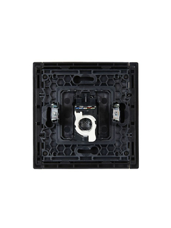 Розетка компьютерная RJ45 кат.5E FORTE&PIANO FP132 черн. IEK FP-K10-1-K02