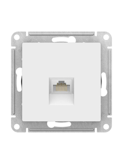 Розетка компьютерная AtlasDesign RJ45 кат.5E механизм лотос SE ATN001383