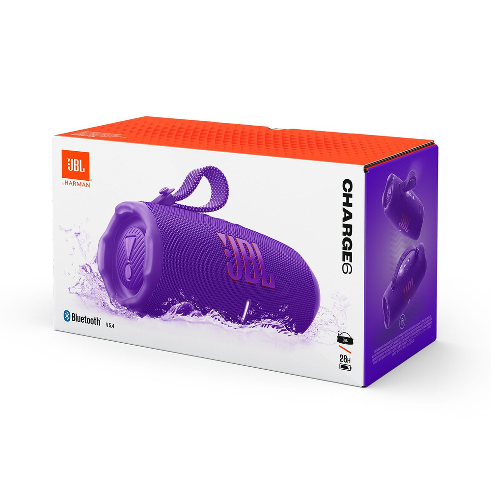 Портативная колонка JBL Charge 6, фиолетовый