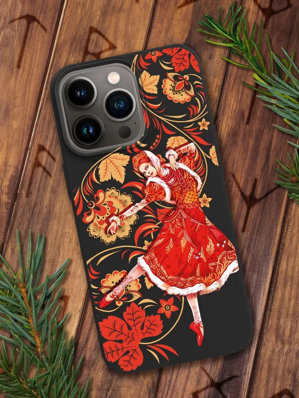 Чехол на iPhone 15 Pro с принтом