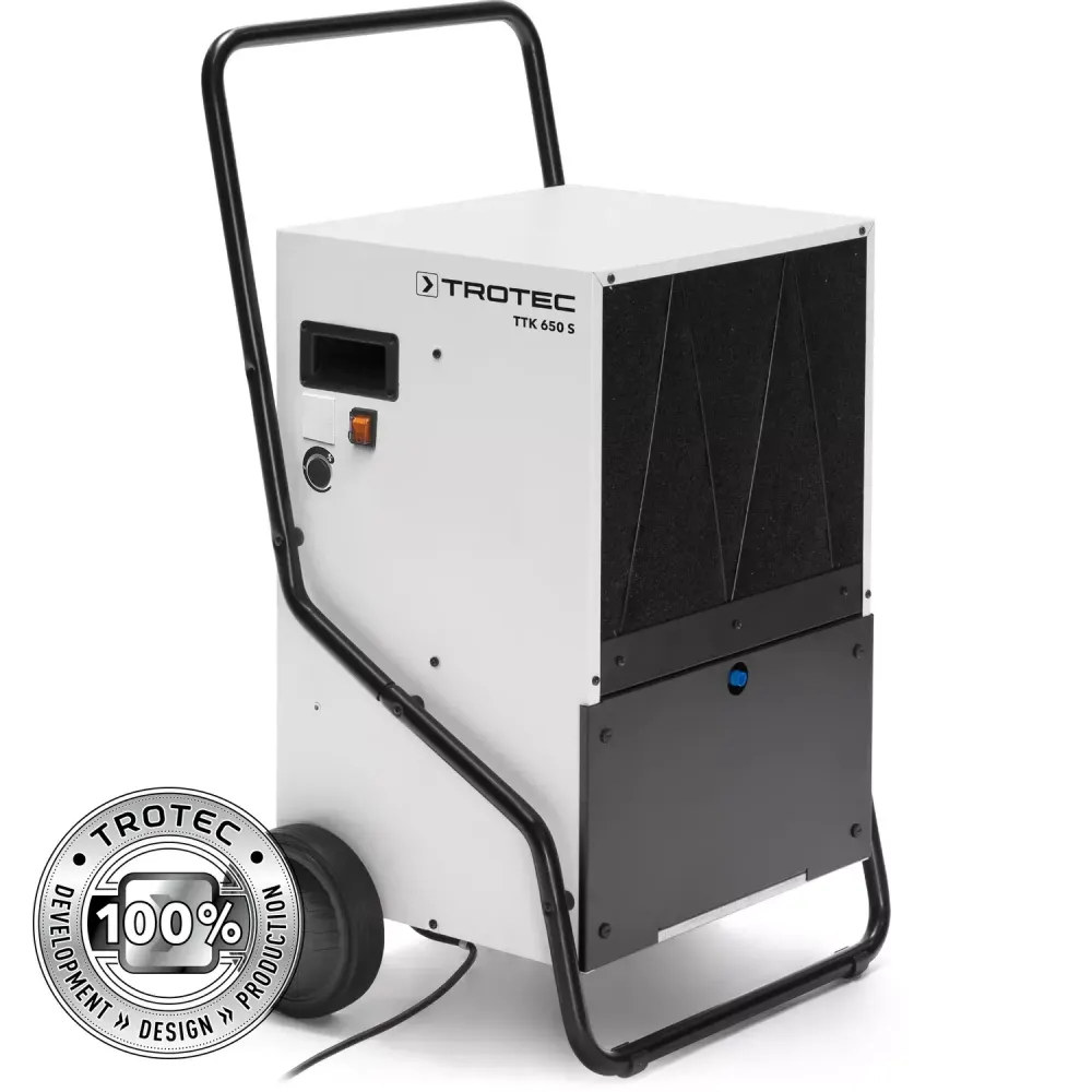 Осушитель воздуха TROTEC TTK 650 S промышленный - [до 100 л. за сутки / для S≈200 м²]