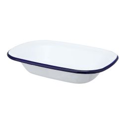 Блюдо для подачи 22*16,5 см h5 см 700 мл Blue Rim эмалированая сталь SUNNEX [1]