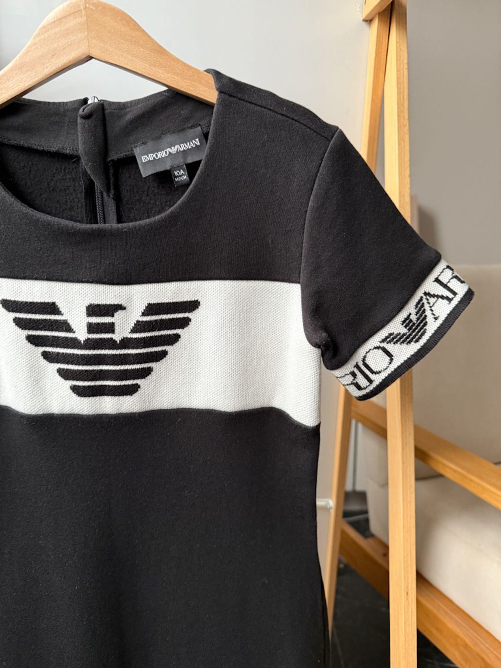 Хлопковое платье Emporio Armani, 140