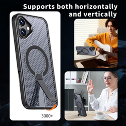 Прозрачный чехол Mesh Pro Magnetic Case для iPhone 16 Plus