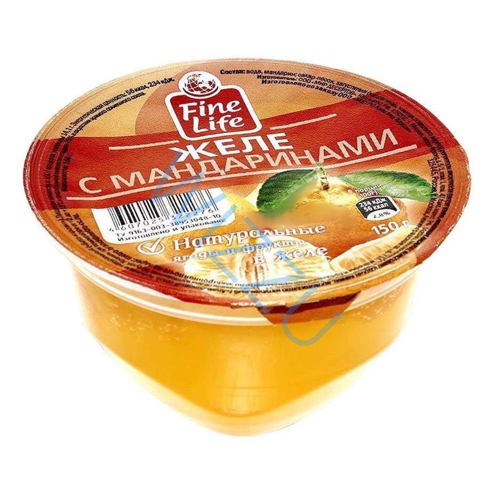 Желе FineLife мандарин 150г