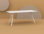 Стол пластиковый Siesta Contract Max Table 180, белый