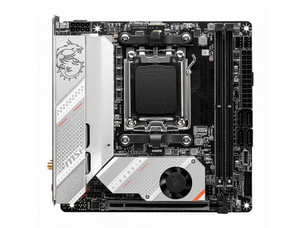 Материнская плата MSI Mpg B650i Edge Wifi, Socket AM5, AMD B650, mATX, RTL