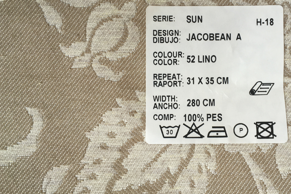 Жаккард Sun Jacobean (Сан Джакабиэн) A 52 Lino