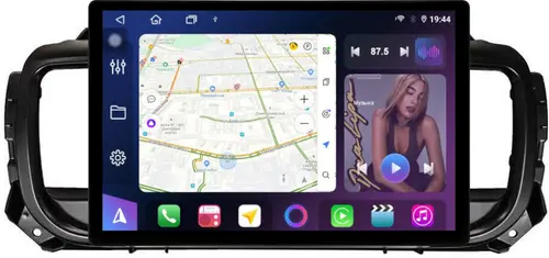 Магнитола для Peugeot Traveller/Expert, Citroen SpaceTourer/Jumpy, Opel Zafira Life/Vivaro - FarCar S500+TS105 монитор 13" 2K QLED на Android 14, Быстрая, CarPlay, 4G SIM-слот