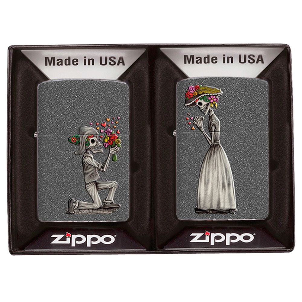 Набор зажигалок ZIPPO Влюбленные зомби (28987)