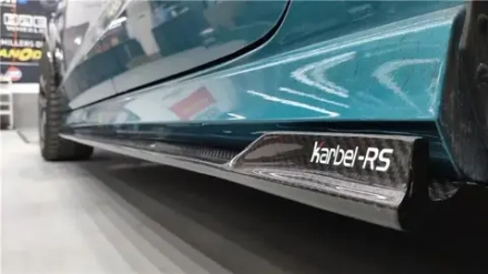 Карбоновые боковые юбки для AUDI RS3 2018-2020 8V Ауди аэродинамический обвес
