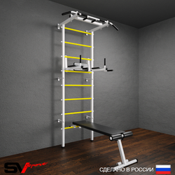 кШведская стенка Sv Pro 804 (Турник Pro/Брусья/стойка/Скамья)