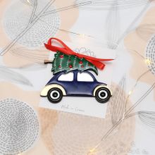 Ёлочная игрушка "Машинка" со стразами Swarovski