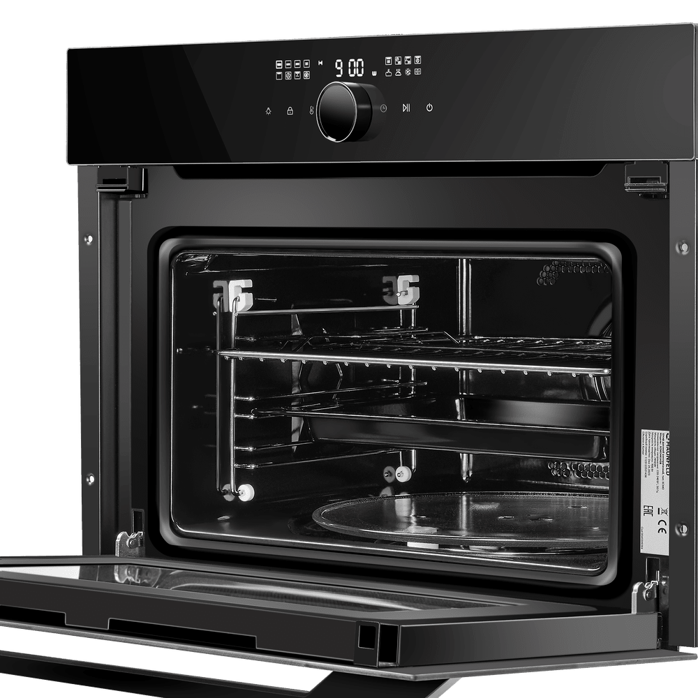 Компактный духовой шкаф с функцией СВЧ MAUNFELD XCMO4418GB Glossy