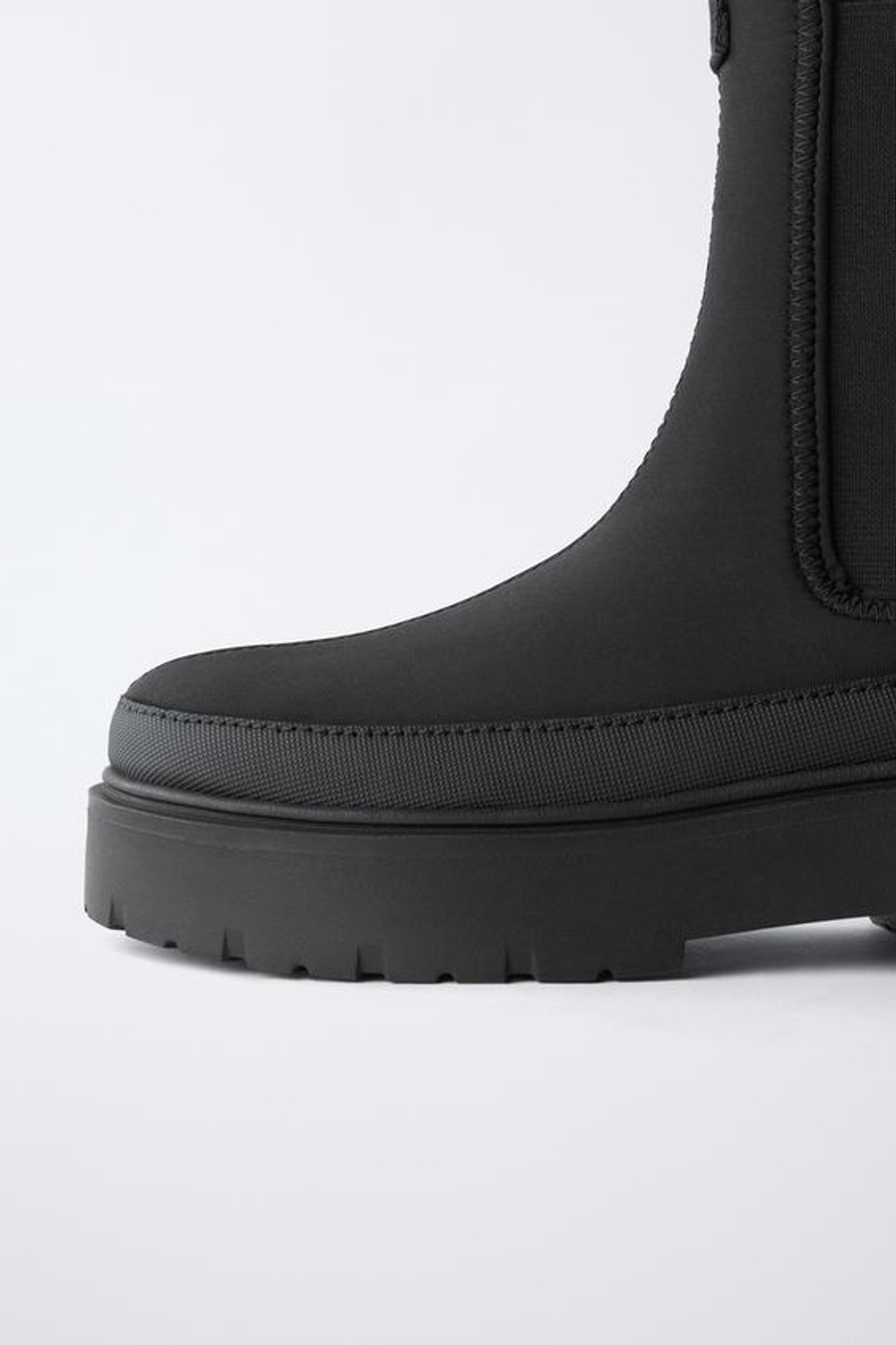 ZARA БОТИНКИ ЧЕЛСИ, ЧЕРНЫЙ