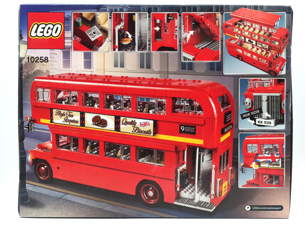Конструктор LEGO 10258 Лондонский автобус (повреждена коробка)