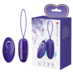 Фиолетовое виброяйцо 6,9см с пультом ДУ Pretty Love Selkie-Youth BI-014865WL