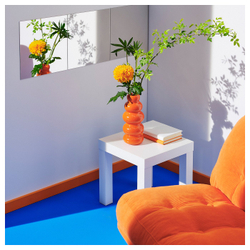 IKEA KÄLLARHALS  (ИКЕА КЭЛЛАРХАЛС)  -  Ваза - оранжевый 26 см
