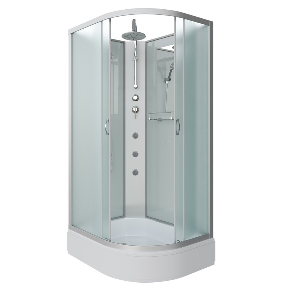 Душевая кабина Niagara Classic NG-33974-14LBKTG (90х70х210) средний поддон(26см),стекло матовое,4 места