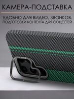 Дизайнерский чехол для SAMSUNG GALAXY S23 ULTRA с камерой-подставкой и MagSafe