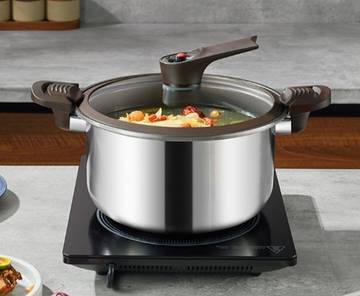 Кастрюля-скороварка Xiaomi Crystal Kitchen Titanium Micro-Pressure Cooking Pot 28cm (JC-WYG01)
