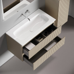 Тумба подвесная Sancos Snob T c двумя ящиками 890х445х500, Beige Soft, SNT90CE, арт. SNT90CE