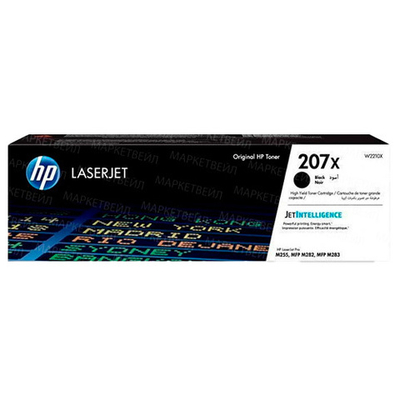 Картридж HP 207X (W2210X) для LaserJet M255/M282/M283 (3.15K) черный