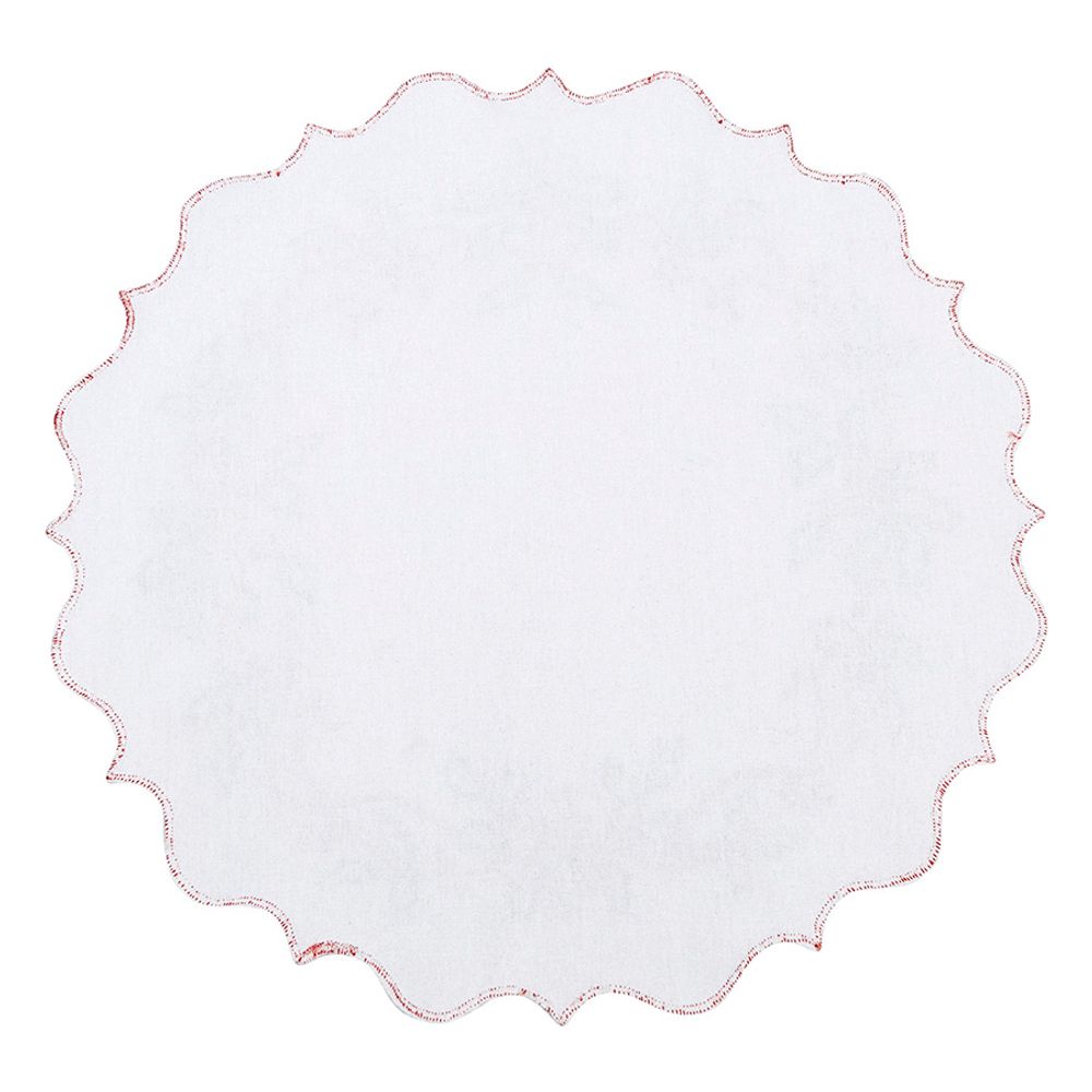 Набор из двух салфеток под приборы Festive wreath из коллекции New Year Essential, Ø38 см