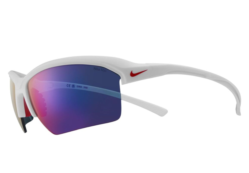 Tennis glasses Nike Skylon Rise - white/infrared mirror