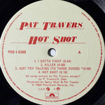 Pat Travers ‎– Hot Shot (Канада 1984г.)