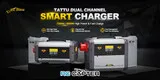 Зарядное устройство Tattu TA7200 (два канала, макс 120A/7200W (AC), Tattu Smart Batteries 12S-14S LiHV/LiPo)