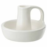Подсвечник IKEA GODTAGBAR (ГОДТАГБАР), Белый, Керамика, 8 см
