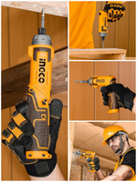 Аккумуляторная отвертка INGCO CSDLI08025 INDUSTRIAL 8 В 6 Нм 1/4"