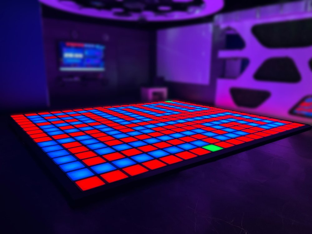 Интерактивный светодиодный пол «Арена Pixel battle» 288шт Максимальная комплектация 26 кв. м.