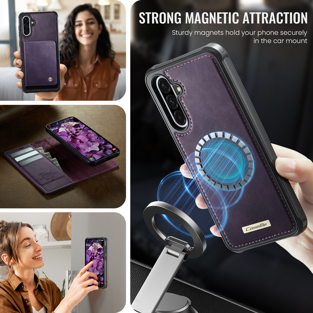Чехол-кошелек CaseMe 2 in 1 MagSafe Samsung Galaxy A36