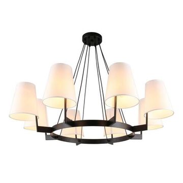 Люстра подвесная Е14 OML-68613-08 чёрный Camlez Omnilux